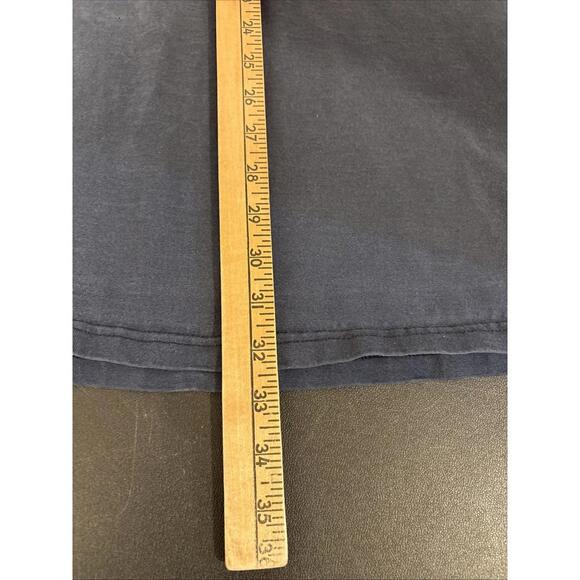 Vintage Carhartt Mens 2XL Long Sleeve Y2K Workwear Pocket Tee Shirt Navy Blue - Picture 11 of 14